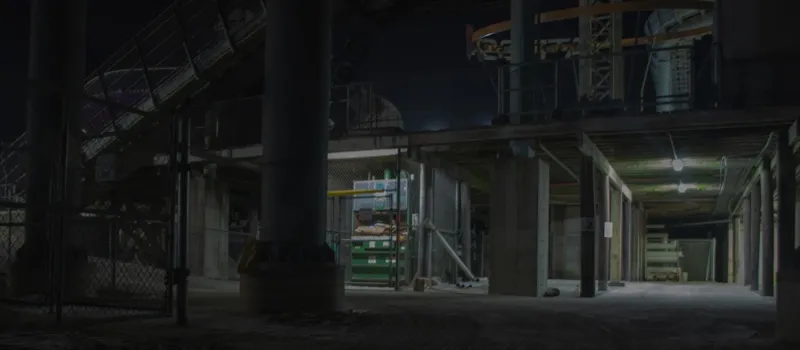 Boardwalk in the dark